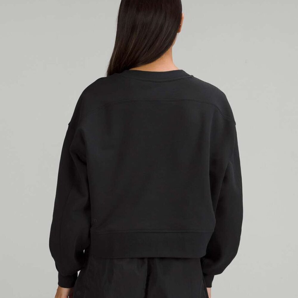 Lululemon Perfectly Oversized Cropped Crew - French Terry - Picture 4 of 10